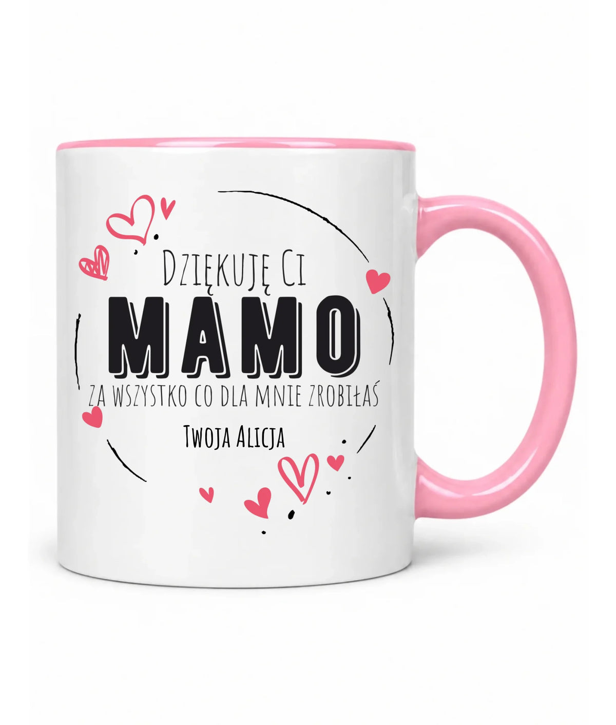 Kubek dla mamy - Dziękuję Ci Mamo - personalizowany DM32