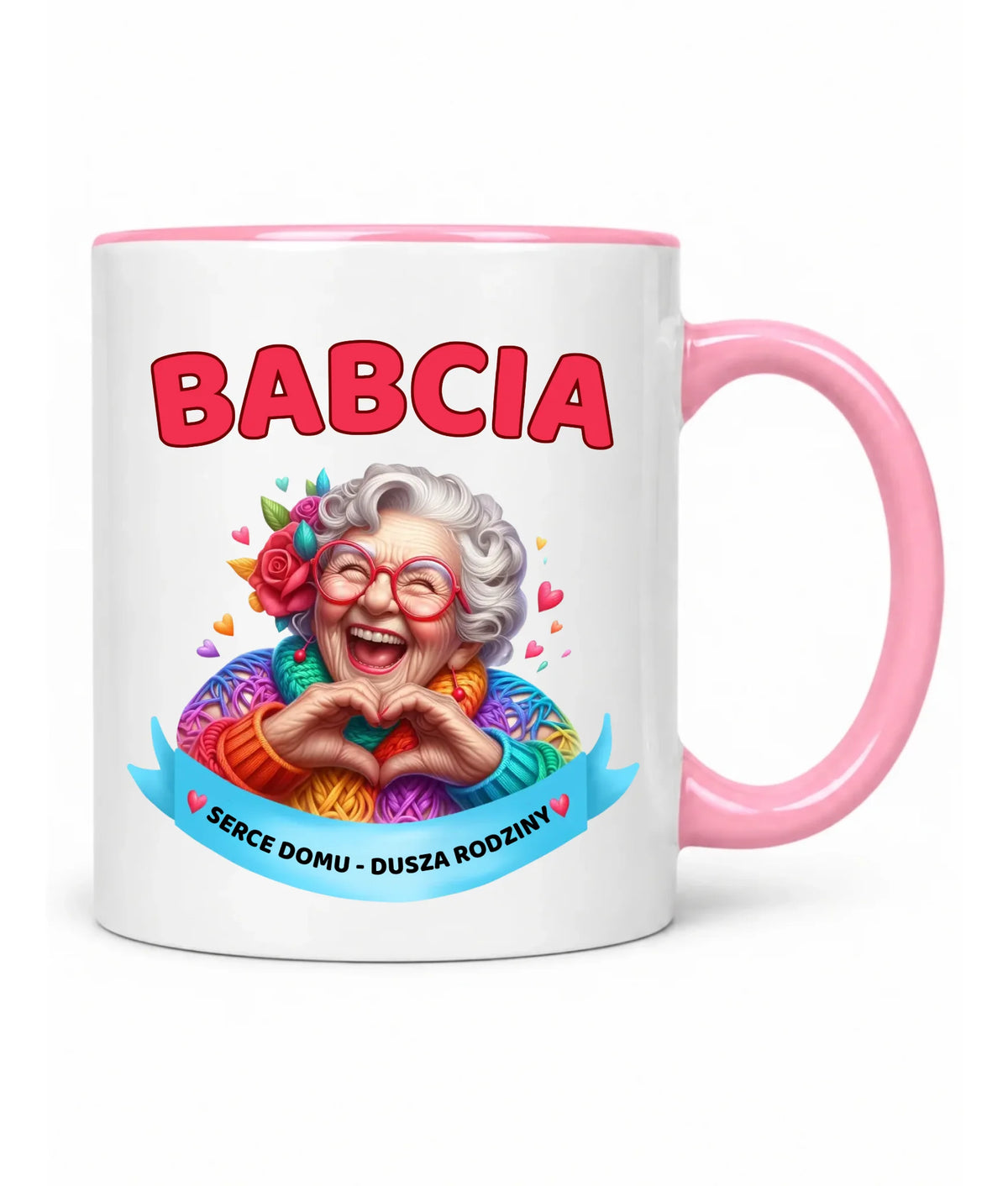 Kubek dla babci - Babcia serce domu dusza rodziny B25