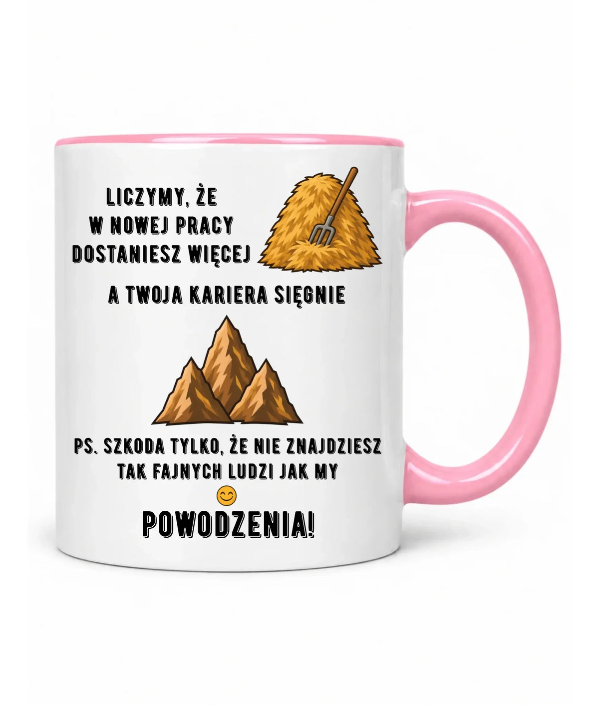 Kubek na odejście z pracy - W nowej pracy dostaniesz więcej siana