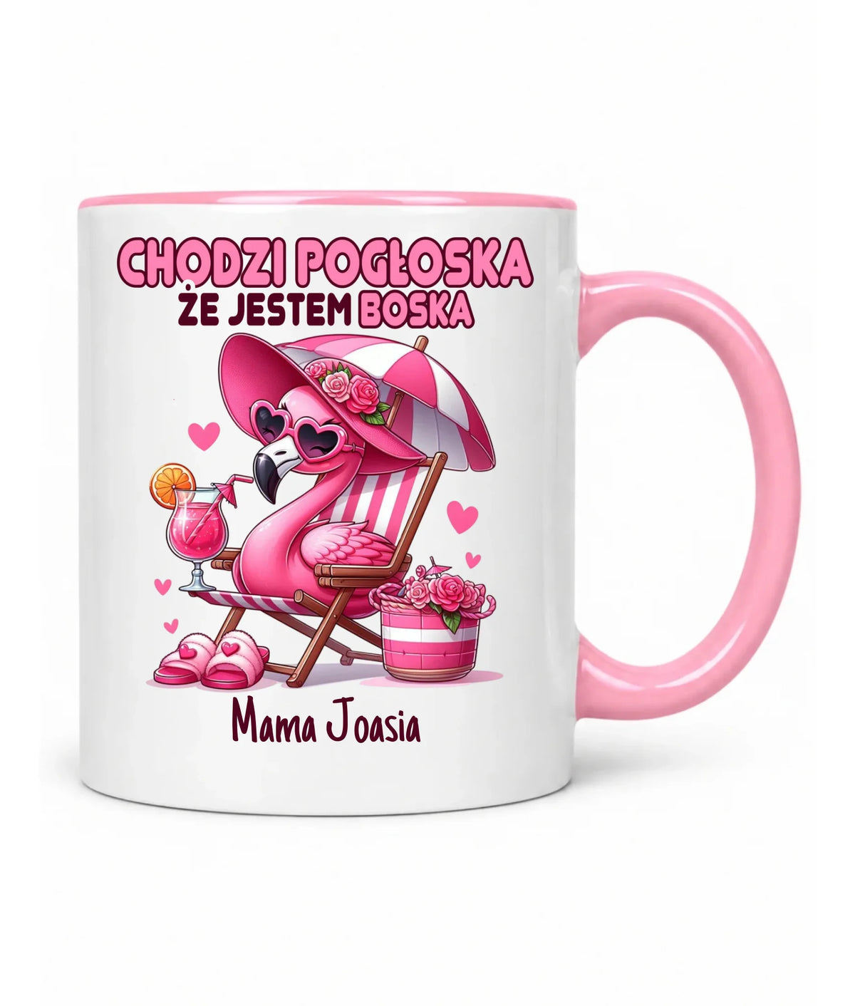 Kubek dla mamy - Chodzi pogłoska, że jestem boska - personalizowany DM14