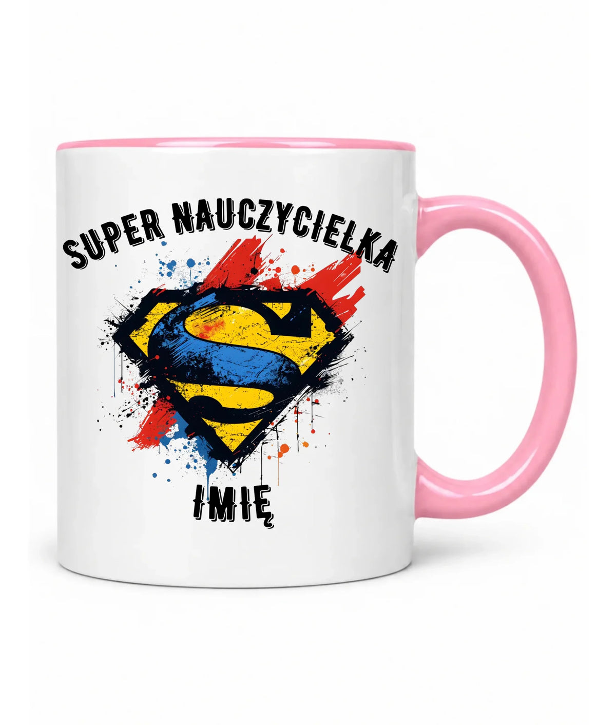 Kubek z imieniem dla nauczycielki Super Nauczycielka N27