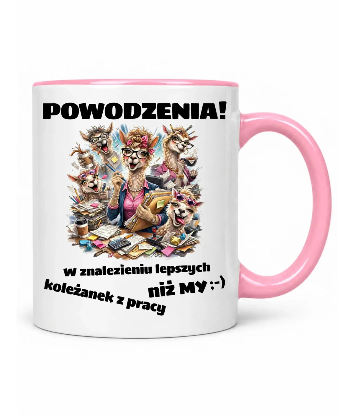 Kubek na odejście z pracy - Powodzenia w znalezieniu lepszych koleżanek