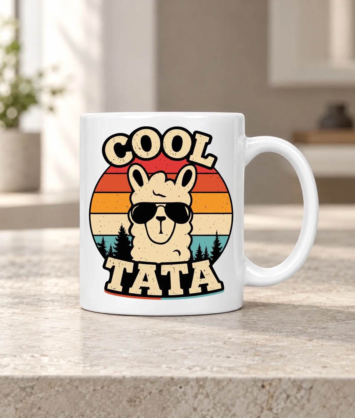 Kubek dla taty - Lama w okularach Cool tata DT04