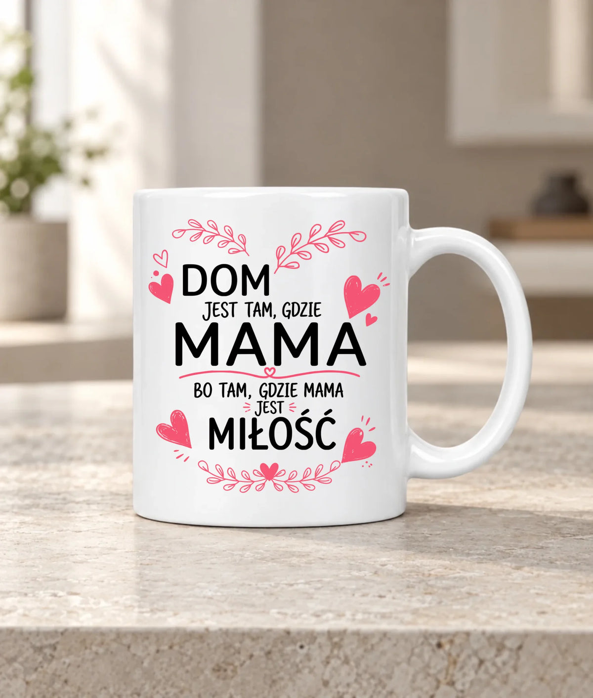 Kubek dla mamy - Dom jest tam gdzie mama DM31