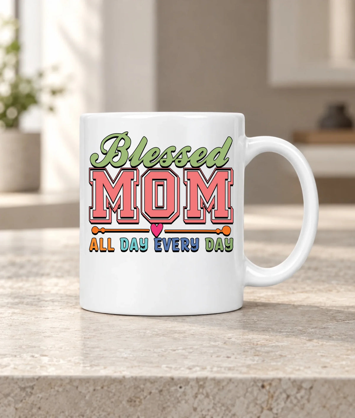Kubek dla mamy - Blessed mom all day every day DM36