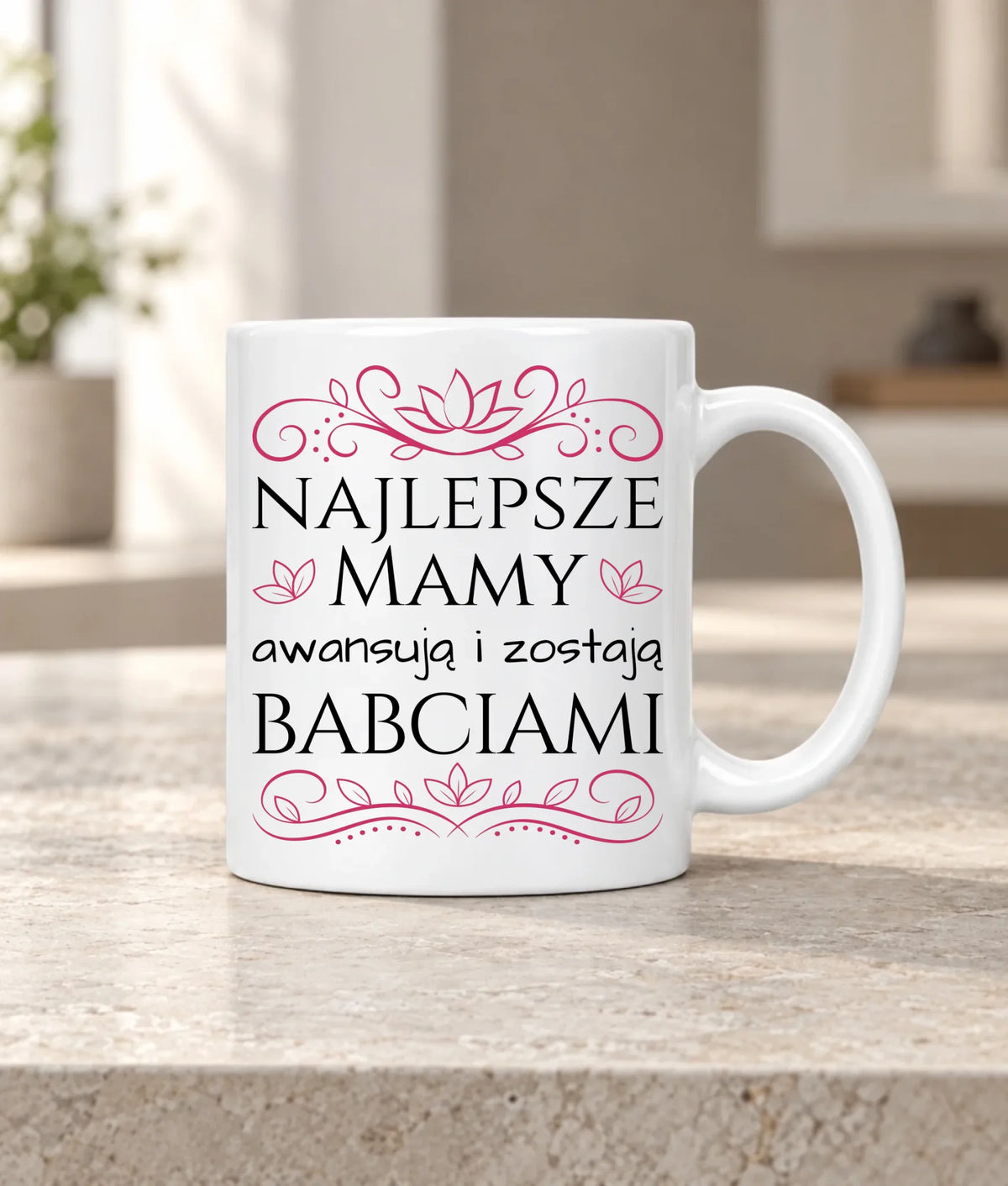 Kubek dla mamy - przyszłej babci - Najlepsze mamy awansują i zostają babciami DM26