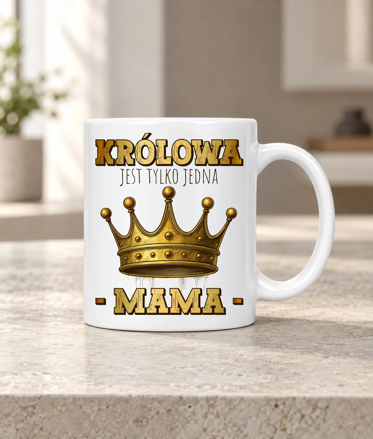 Kubek dla mamy - Królowa jest tylko jedna Mama DM13
