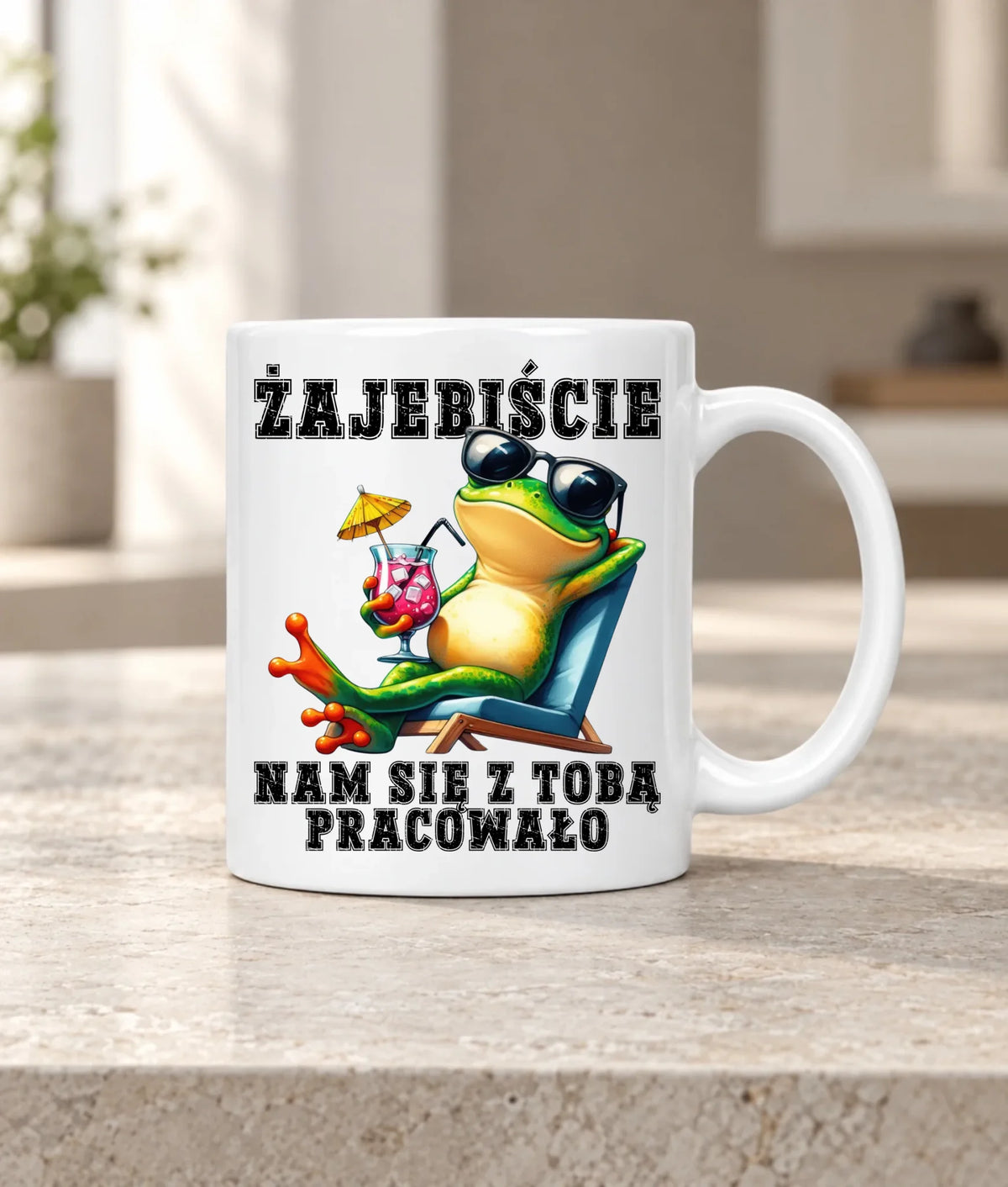 Kubek na odejście z pracy - Żajebiście nam się z Tobą pracowało