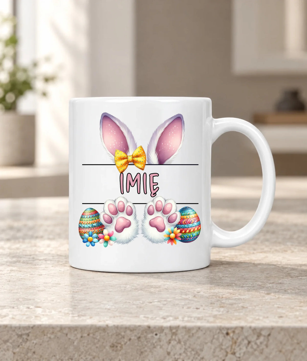 Kubek wielkanocny - Zajączek - personalizowany WN13