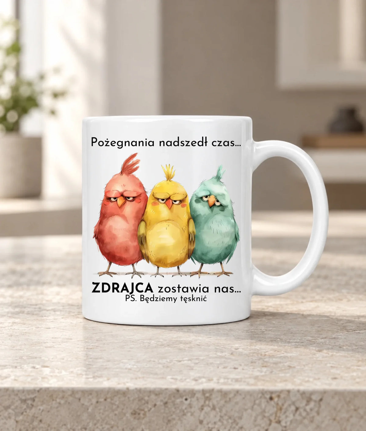 Kubek na odejście z pracy - Pożegnania nadszedł czas