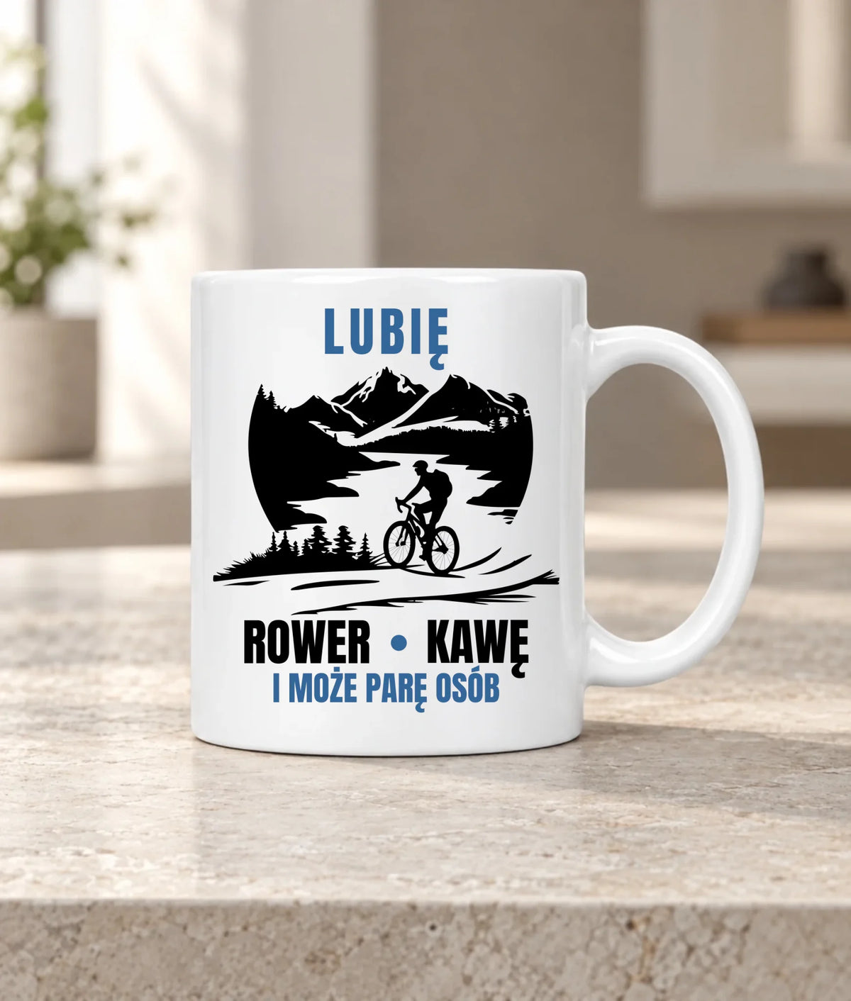 Kubek dla rowerzysty - Lubię rower kawę i może parę osób HR05