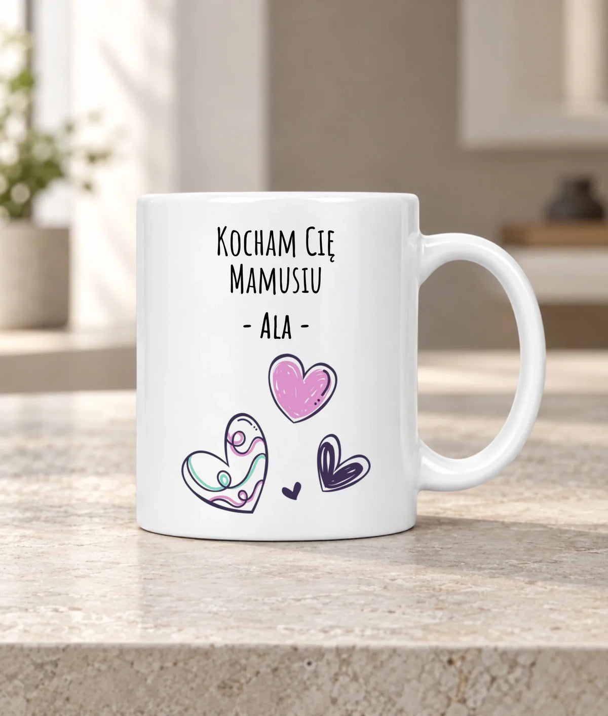 Kubek dla mamy - Kocham Cię Mamusiu - personalizowany DM05