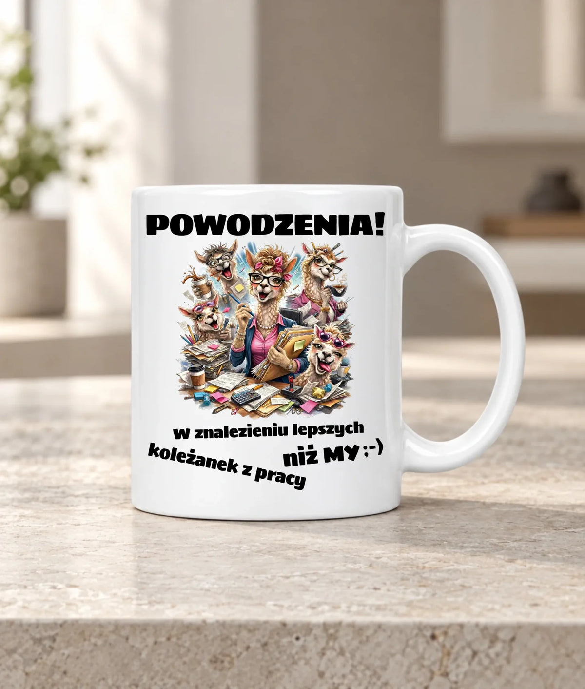 Kubek na odejście z pracy - Powodzenia w znalezieniu lepszych koleżanek