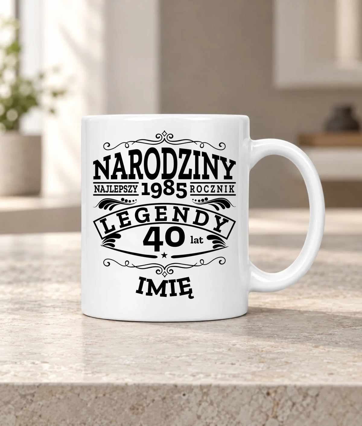 Kubek na urodziny - Narodziny Legendy - personalizowany