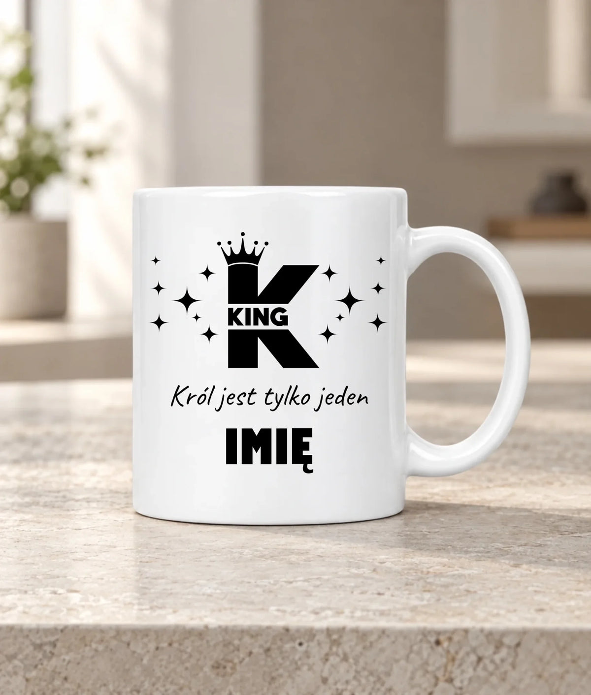 Kubek dla niego - King Król jest tylko jeden - personalizowany W40
