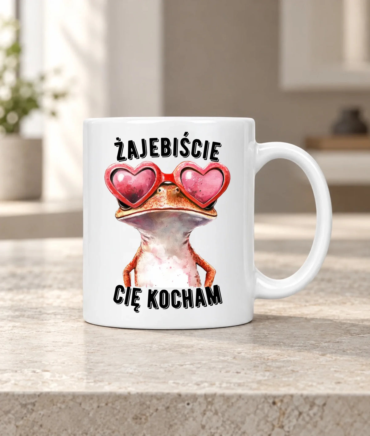 Kubek dla par - Żajebiście Cię Kocham Żaba W17