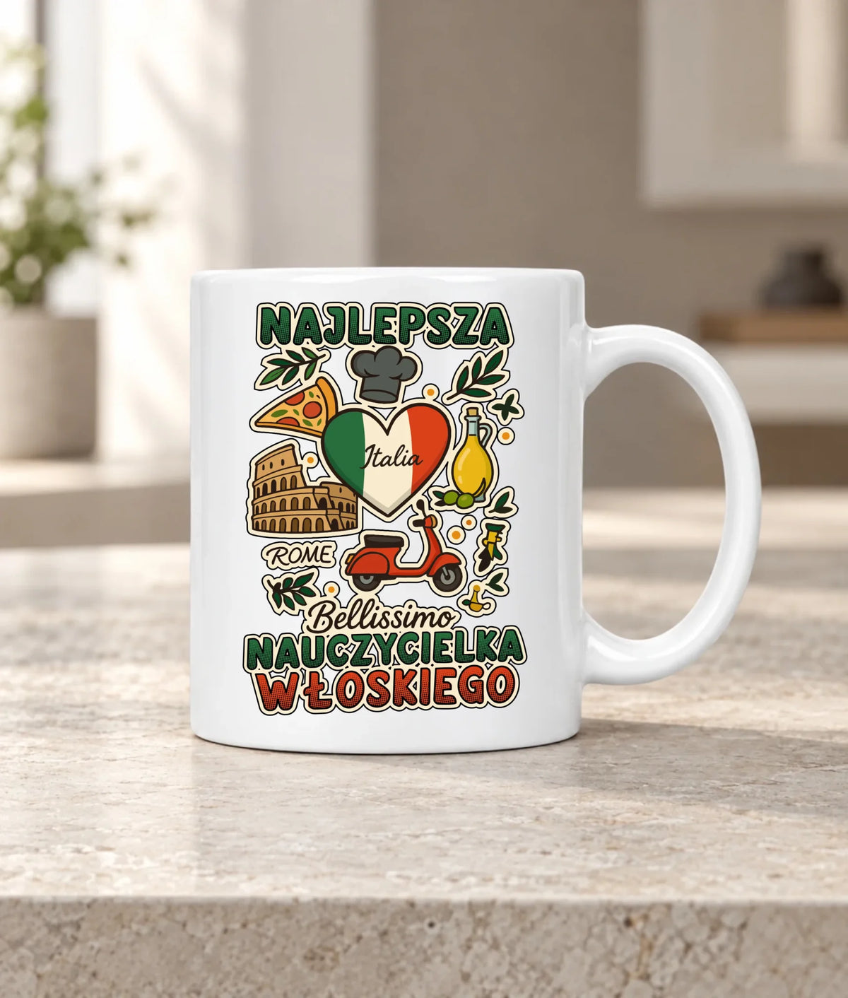 Kubek Najlepsza nauczycielka języka włoskiego N56