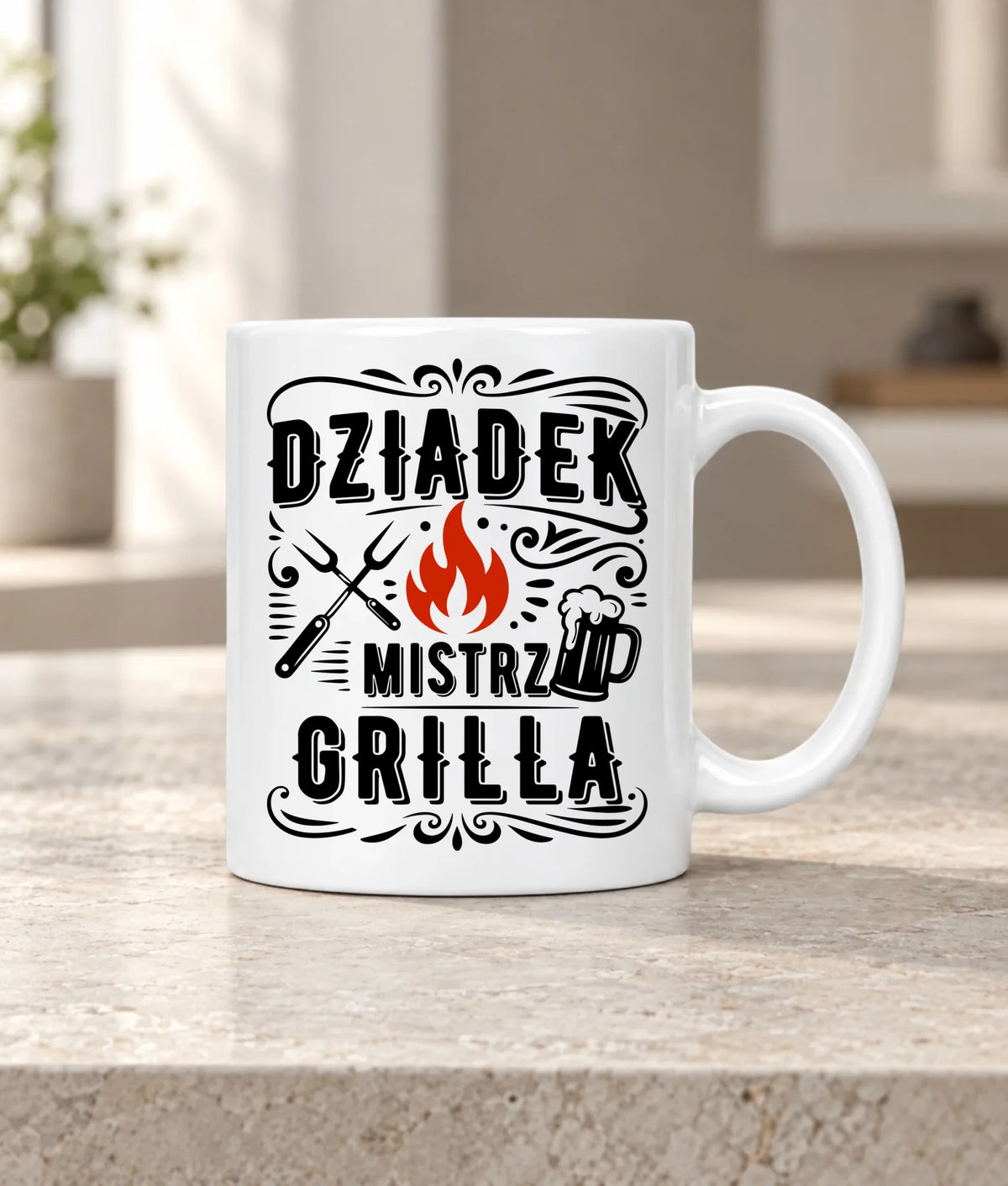 Kubek dla dziadka - Dziadek mistrz grilla D33