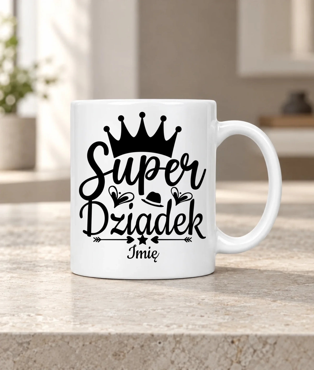 Kubek dla dziadka - Super Dziadek - personalizowany D03