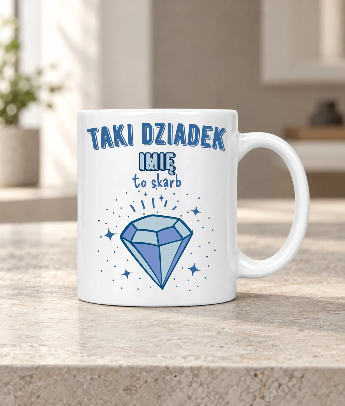 Kubek dla dziadka - Taki Dziadek to skarb - personalizowany D06