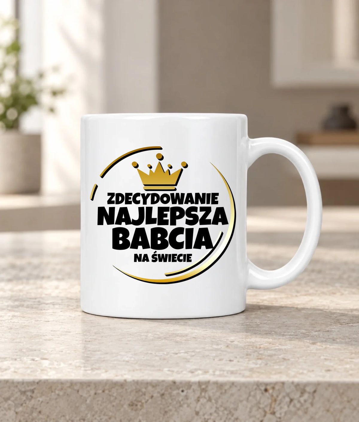 Kubek dla babci - Zdecydowanie najlepsza babcia B32
