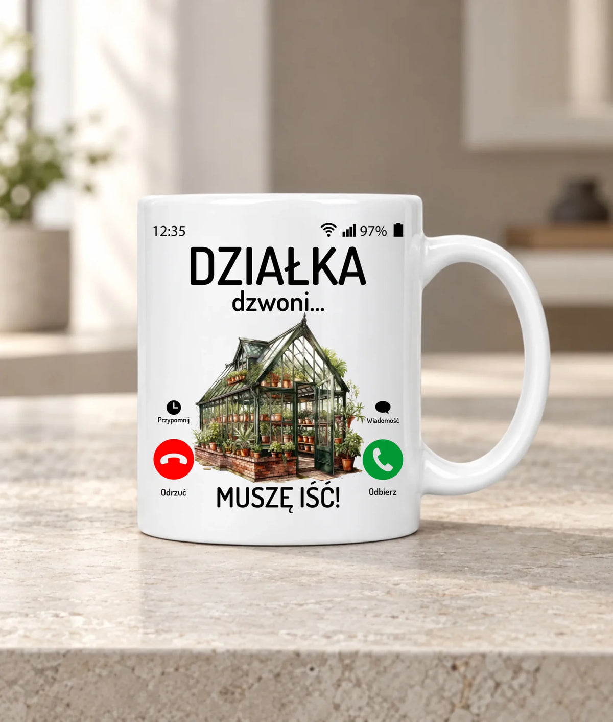 Kubek dla babci - Działka dzwoni muszę iść B41
