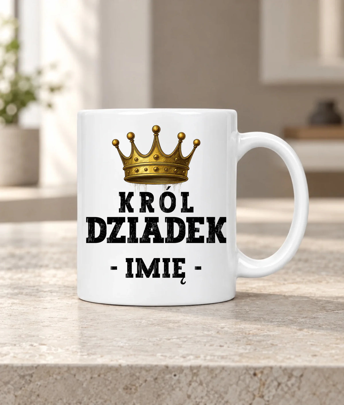 Kubek dla dziadka - Król Dziadek - personalizowany D17