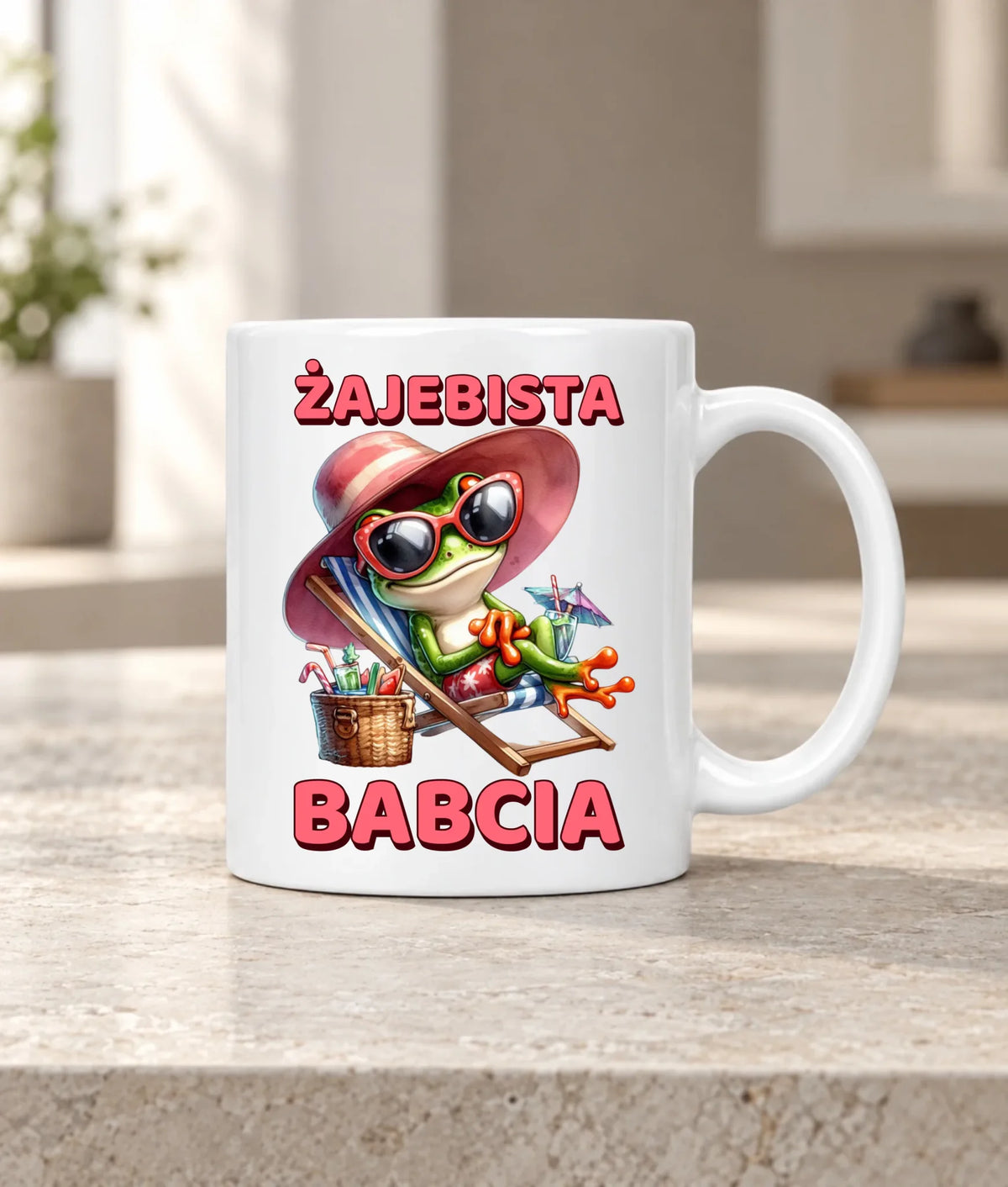 Kubek dla babci - Żajebista Babcia Żaba B27
