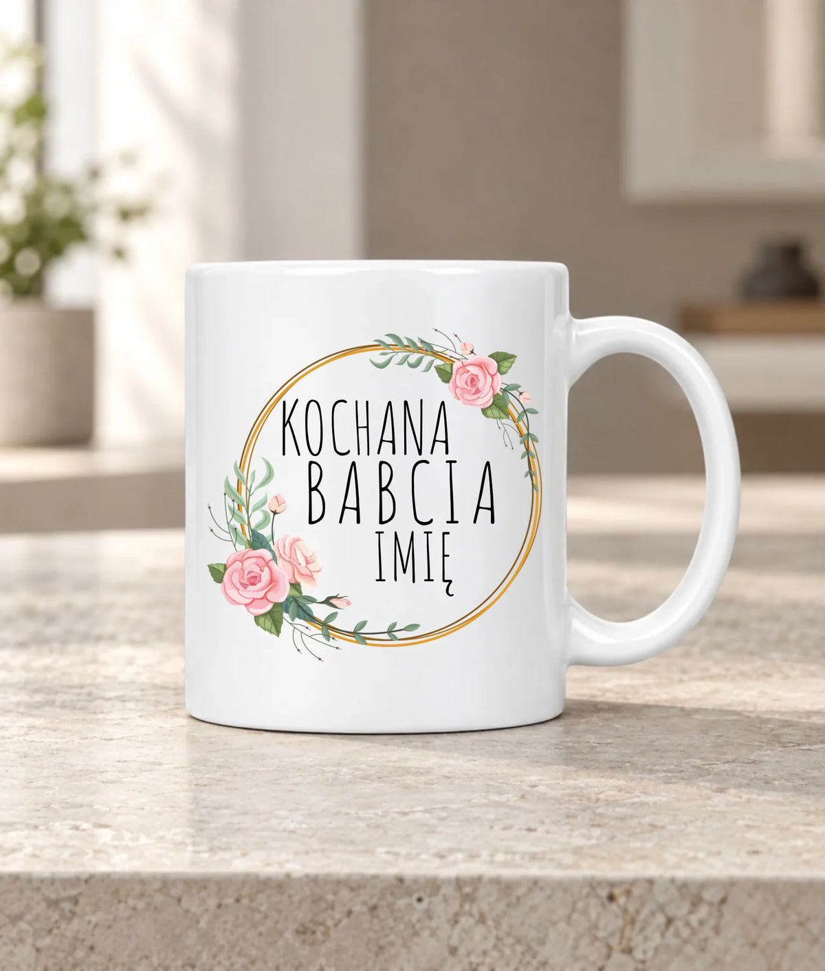 Kubek dla babci - Kochana Babcia - personalizowany B10