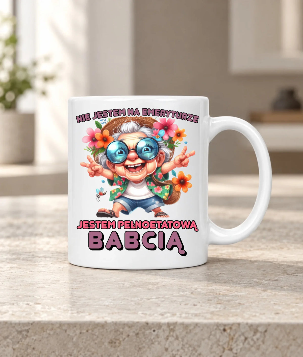 Kubek dla babci - Pełnoetatowa babcia B20