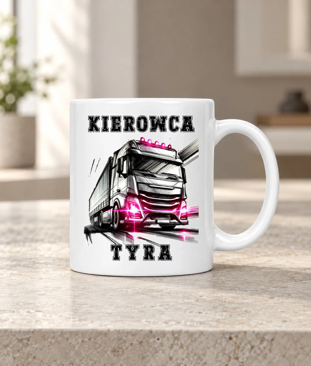 Kubek dla kobiety kierowcy ciężarówki - Kierowca tyra ZKT15