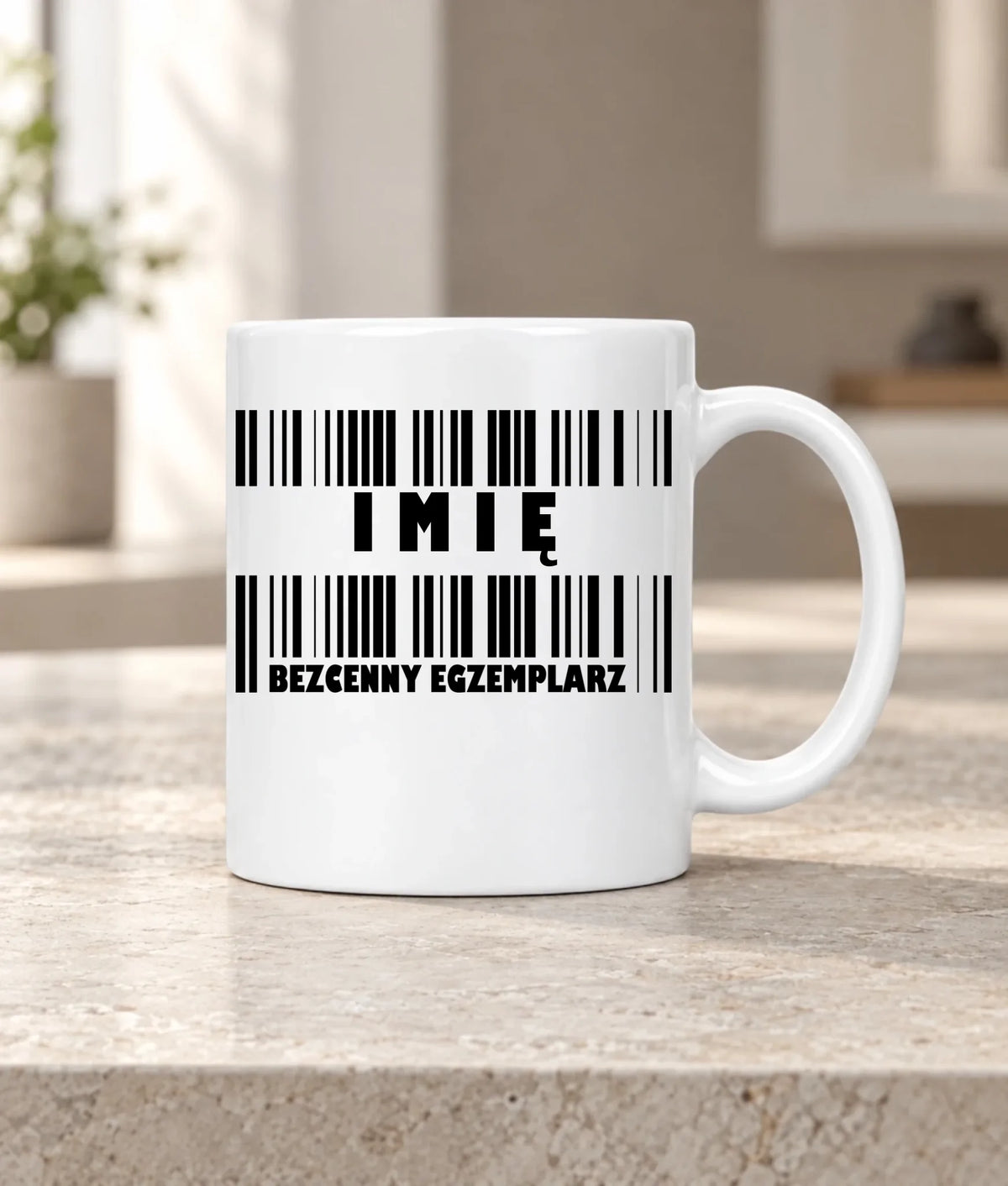 Kubek - Bezcenny egzemplarz prezent dla niego - personalizowany DCH07