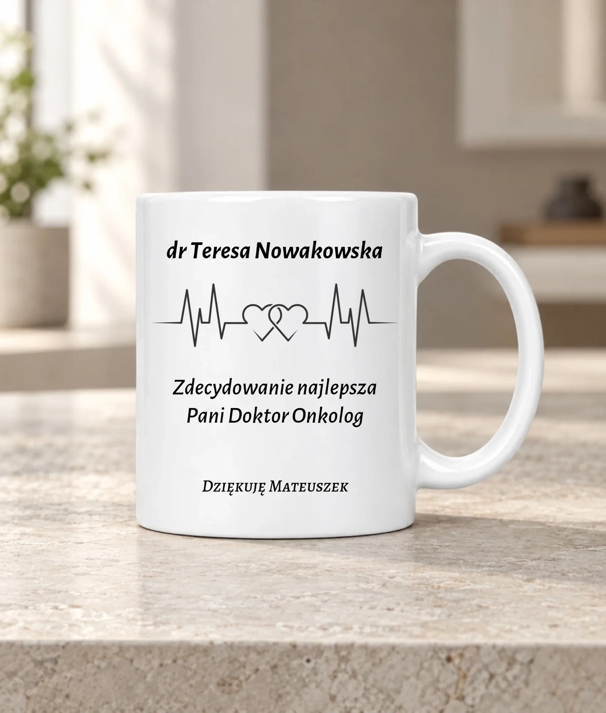 Kubek dla Pani Doktor Onkolog - personalizowany ZL01