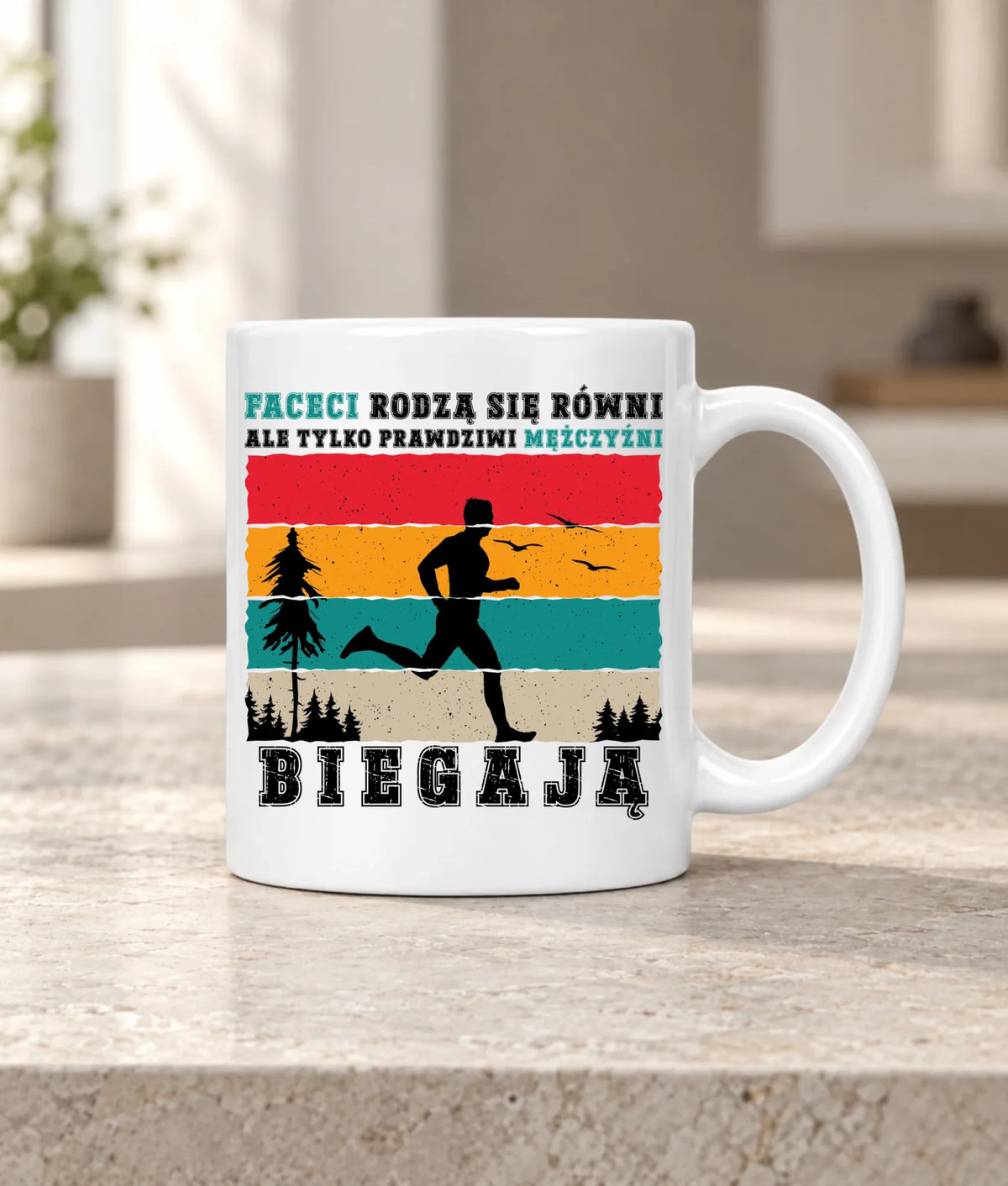 Kubek dla biegacza - Prawdziwi mężczyźni biegają HB02