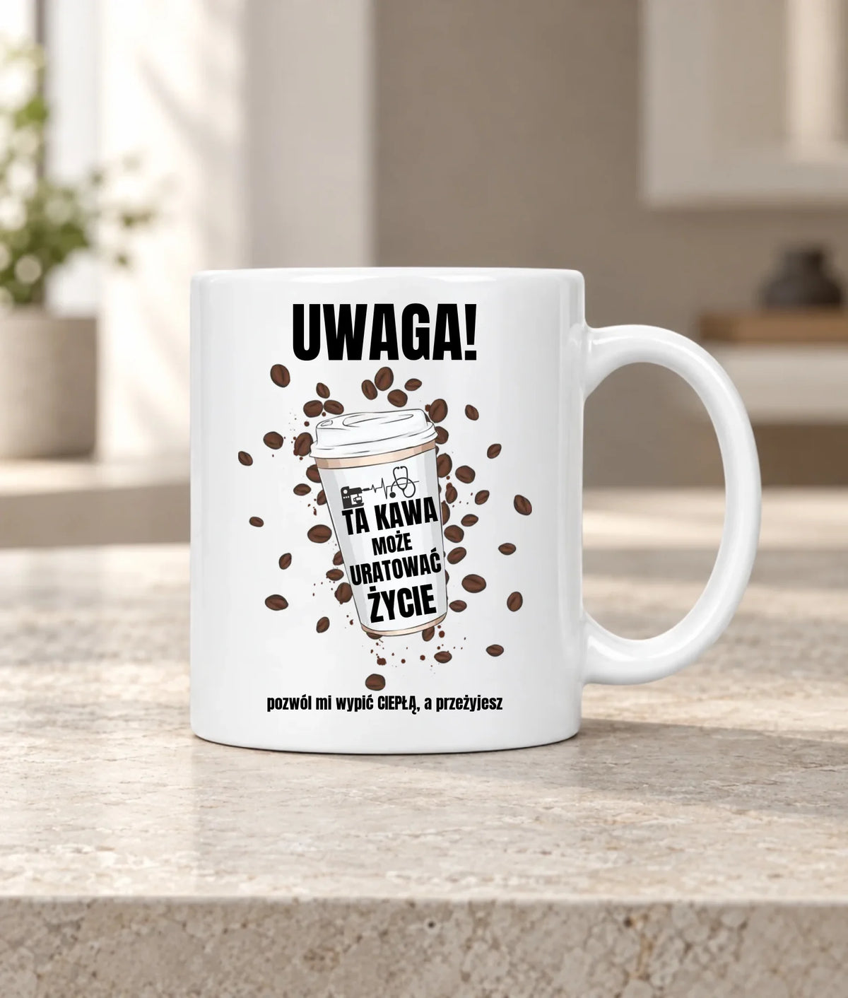 Kubek dla medyka - Ta kawa może uratować życie ZL05