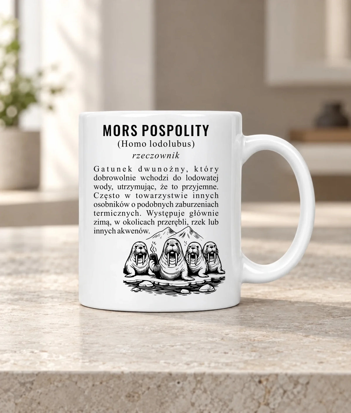 Kubek - prezent dla morsa - Mors pospolity [Homo lodolubus] HM12