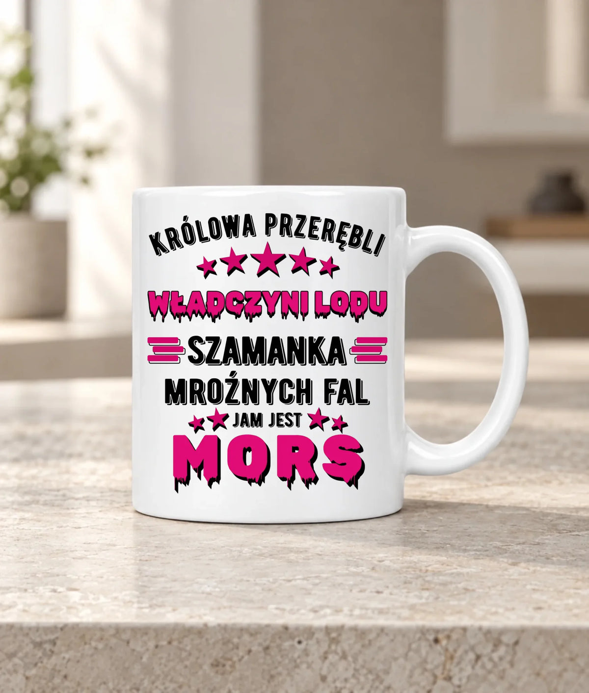 Kubek - prezent dla morsa - Królowa przerębli Jam jest mors HM17
