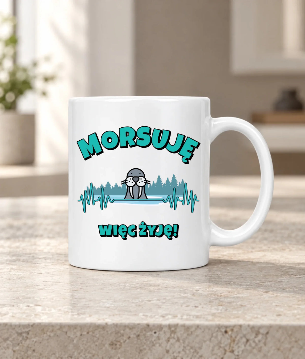 Kubek - prezent dla morsa - Morsuję więc żyję - Mors HM02