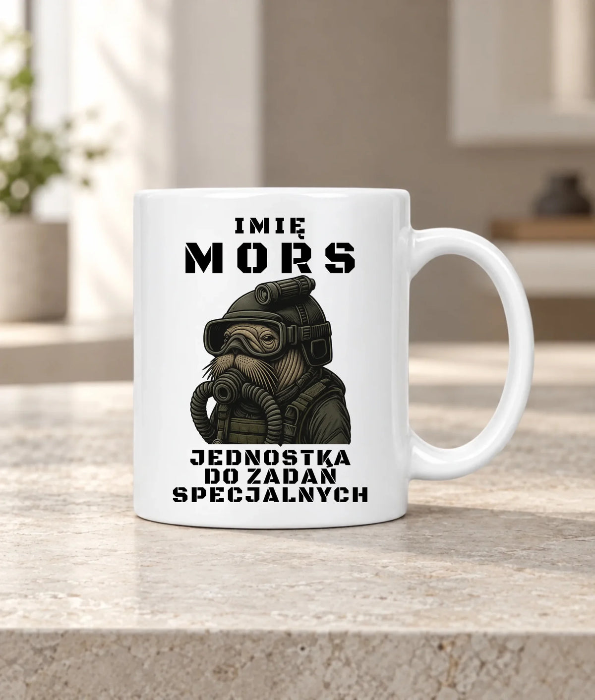 Kubek - prezent dla morsa - Mors do zadań specjalnych - personalizowany HM07