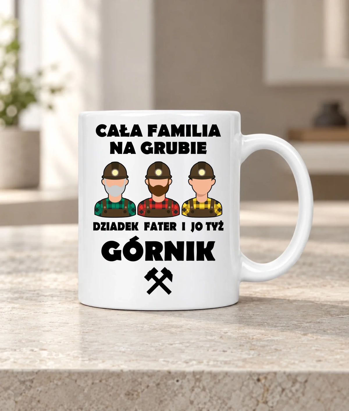 Kubek dla górnika - Cała familia na grubie