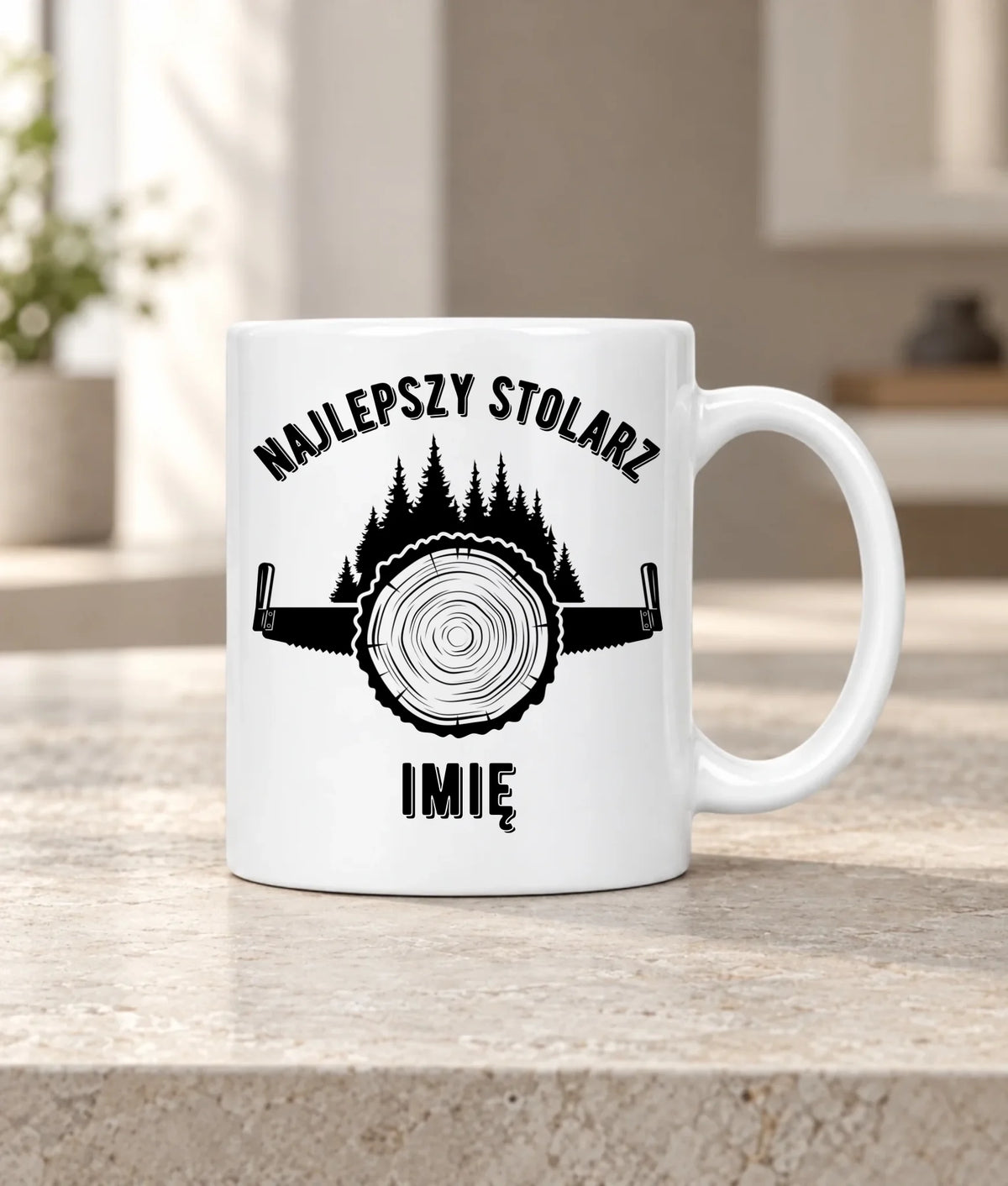 Kubek dla stolarza - Najlepszy stolarz - personalizowany ZS01