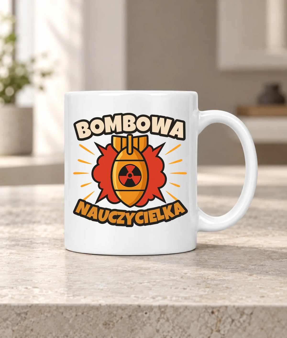 Kubek dla nauczycielki Bombowa Nauczycielka N34