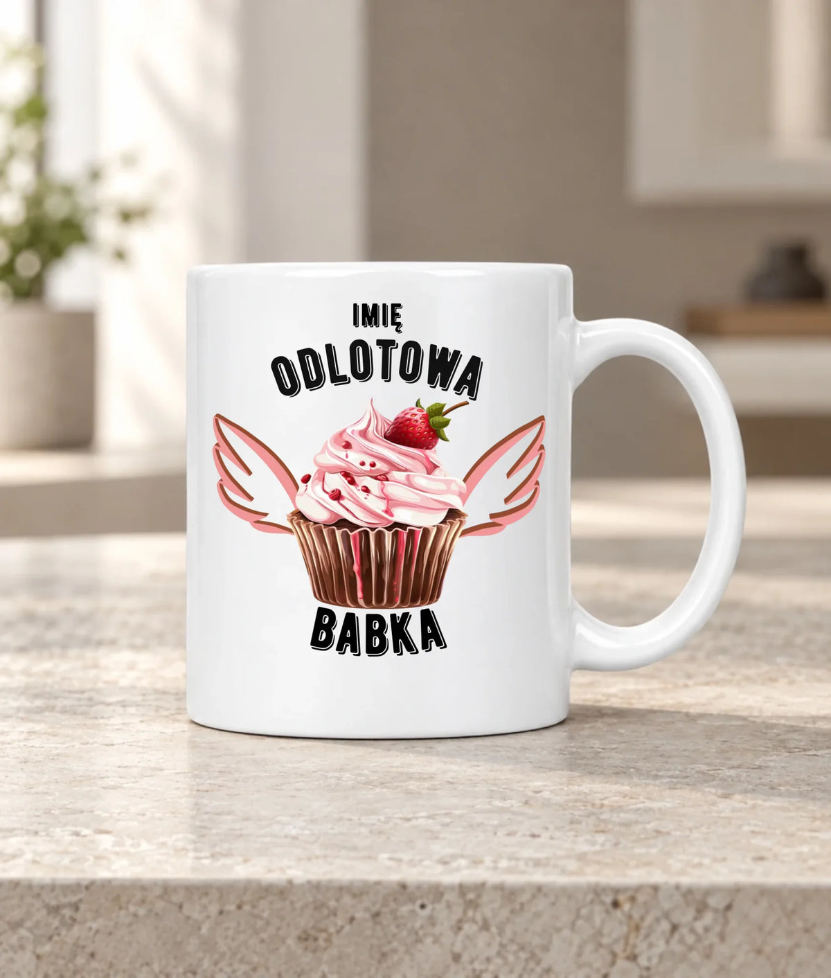 Kubek - Odlotowa babka - personalizowany DZ06