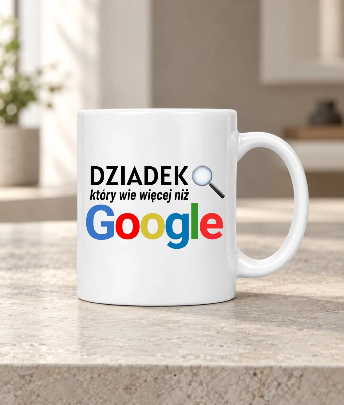 Kubek dla dziadka - Dziadek który wie więcej niż google D44
