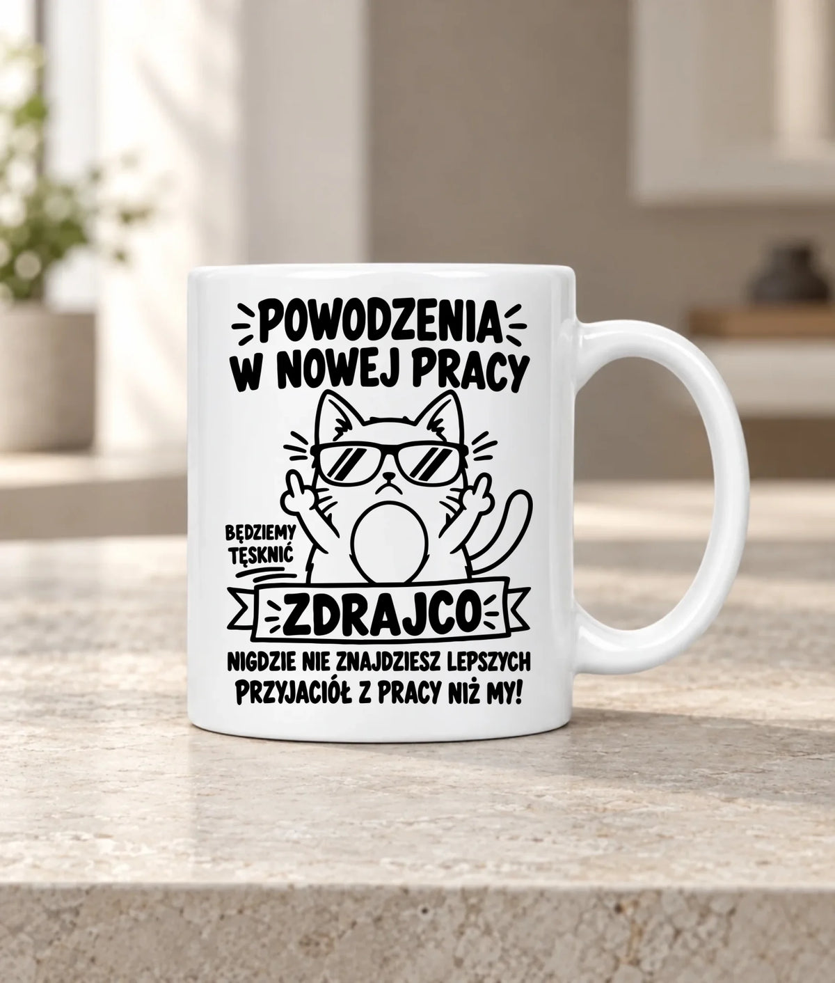 Kubek na odejście z pracy - Powodzenia w nowej pracy, zdrajco!