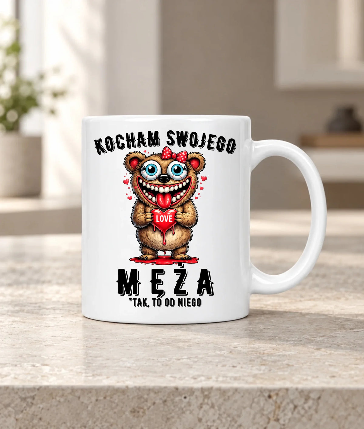 Kubek dla żony - Kocham swojego męża W22