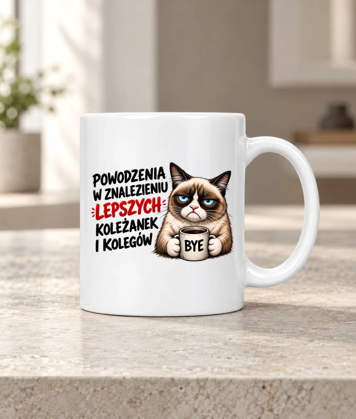 Kubek na odejście z pracy - Lepszych koleżanek i kolegów