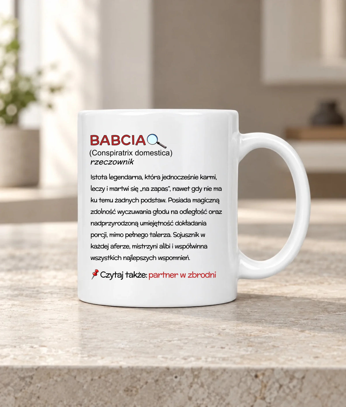 Kubek dla babci – Babcia śmieszna definicja B35