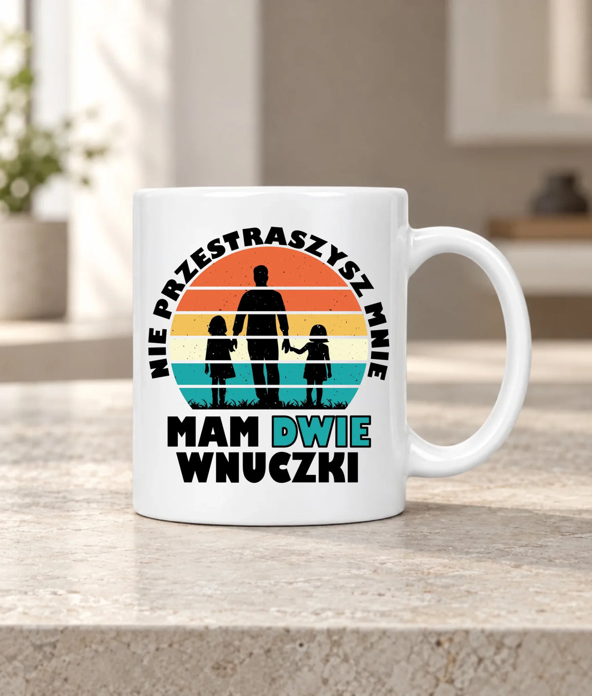 Kubek dla dziadka - Nie przestraszysz mnie mam dwie wnuczki D41