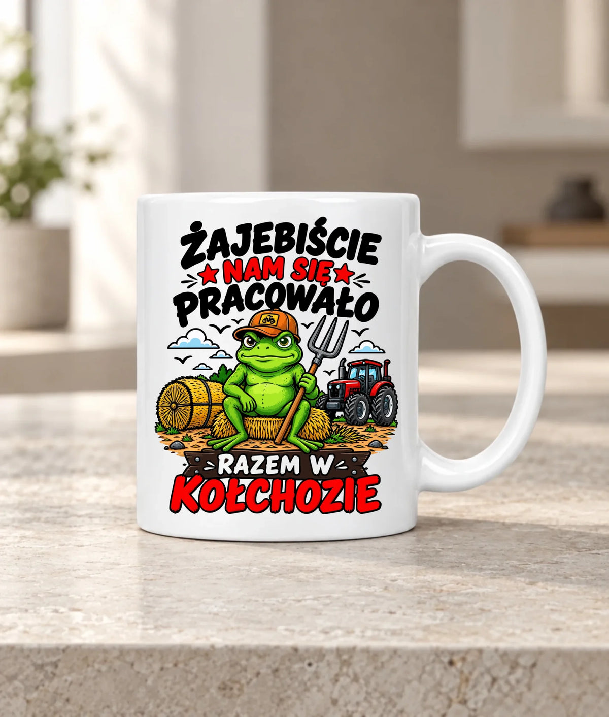 Kubek na odejście z pracy - Razem w kołchozie